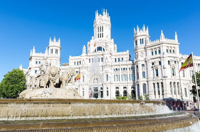 Principales plazas de Madrid plaza de cibeles