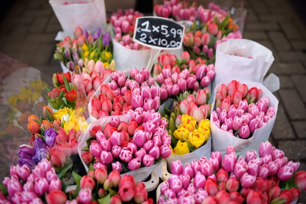 mercado de tulipanes amsterdam Bloemenmarkt
