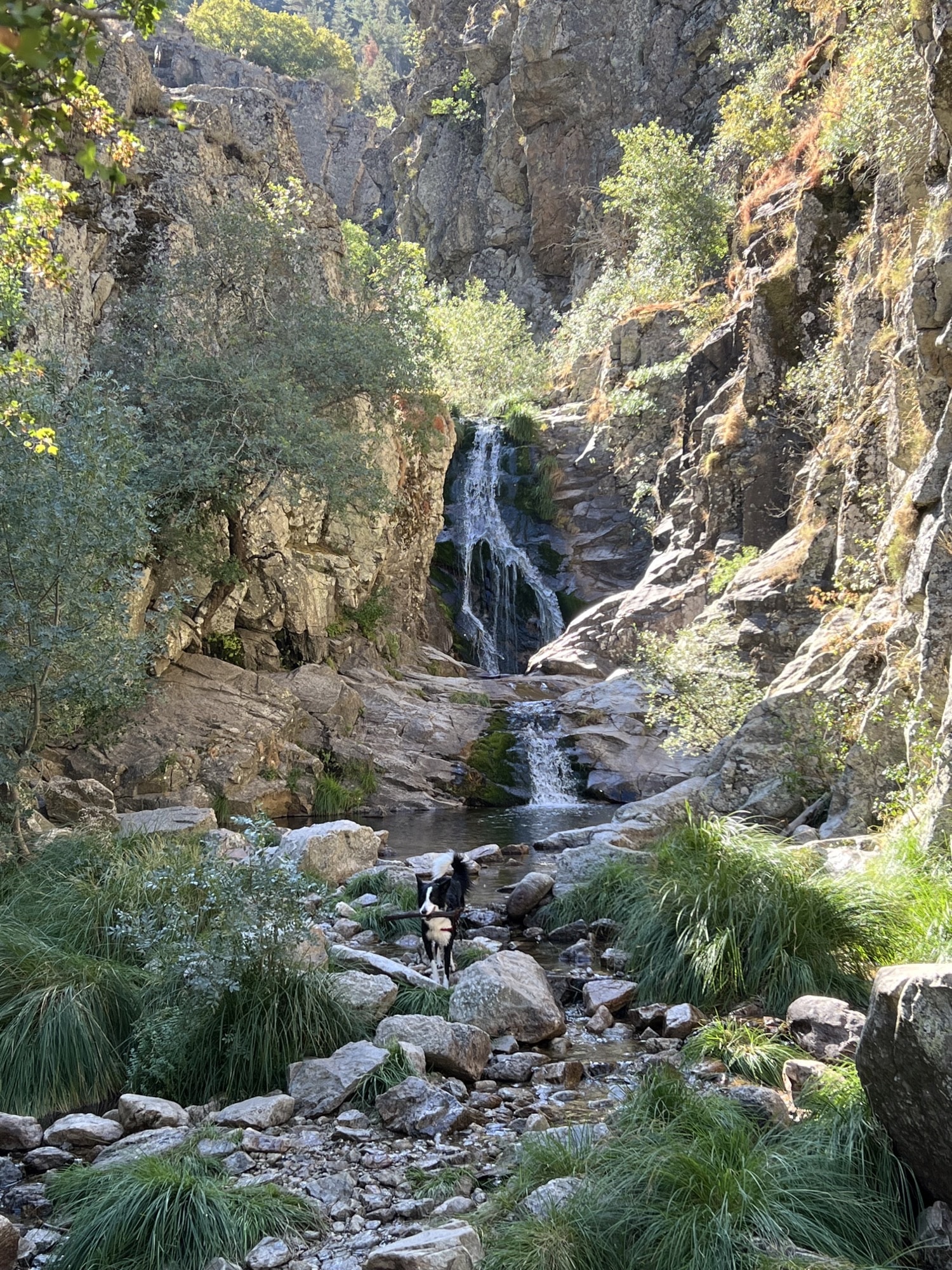 ruta a la cascada del purgatorio rascafria