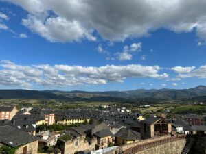 vista desde el castillo de ponferrada leon el bierzo